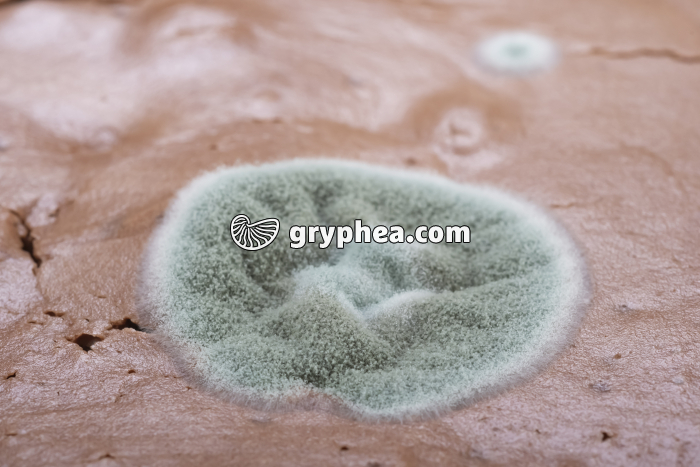 Moisissures - Penicillium sur mousse au chocolat - gryphea.com